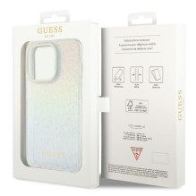 GUESS case for IPHONE 14 Pro GUHCP14LHDECMI (IML Faceted Mirror / disco iridescent) multicolor