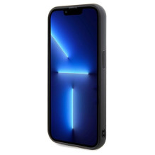 GUESS dėklas, skirtas IPHONE 14 Pro GUHCP14LPMSDGSK (Disco Metal Script), juodas