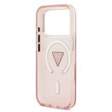 GUESS case for IPHONE 17 Pro compatible with MagSafe GUHMP17LHGTMLCGP (IML Gradient W / Triangle Logo) pink GUESS case for IPHONE 17 Pro compatible with MagSafe GUHMP17LHGTMLCGP (IML Gradient W / Triangle Logo) pink