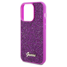 GUESS case for IPHONE 14 Pro Max GUHCP14XPMSDGSF (Disco Script Metal) fuschia GUESS case for IPHONE 14 Pro Max GUHCP14XPMSDGSF (Disco Script Metal) fuschia