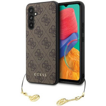 GUESS dėklas, skirtas SAMSUNG S23 FE GUHCS23FEGF4GBR (4G Charm), rudas GUESS dėklas, skirtas SAMSUNG S23 FE GUHCS23FEGF4GBR (4G Charm), rudas