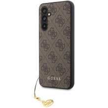 GUESS dėklas, skirtas SAMSUNG S23 FE GUHCS23FEGF4GBR (4G Charm), rudas GUESS dėklas, skirtas SAMSUNG S23 FE GUHCS23FEGF4GBR (4G Charm), rudas