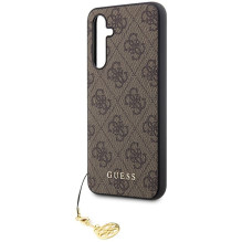 GUESS case for SAMSUNG S23 FE GUHCS23FEGF4GBR (4G Charm) brown GUESS case for SAMSUNG S23 FE GUHCS23FEGF4GBR (4G Charm) brown