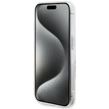 GUESS case for IPHONE 15 Pro compatible with MagSafe GUHMP15LHFWFCT (Flowers Wreath) transparent GUESS case for IPHONE 15 Pro compatible with MagSafe GUHMP15LHFWFCT (Flowers Wreath) transparent