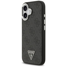 GUESS case for IPHONE 17 compatible with MagSafe GUHMP17SP4TSRCMK (PU 4G W / Triangle Logo SL) black GUESS case for IPHONE 17 compatible with MagSafe GUHMP17SP4TSRCMK (PU 4G W / Triangle Logo SL) black