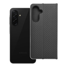 Atverčiamas dėklas, skirtas „Samsung A26 5G Luna Book“, anglies juodumo spalvos Atverčiamas dėklas, skirtas „Samsung A26 5G Luna Book“, anglies juodumo spalvos