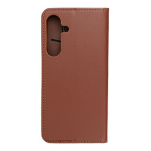 Flip case for Samsung S25 FE Smart Pro Book leather brown
