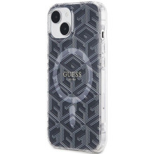 GUESS case for IPHONE 15 Plus compatible with MagSafe GUHMP15MHGCUSTGK (IML GCUBE) black GUESS case for IPHONE 15 Plus compatible with MagSafe GUHMP15MHGCUSTGK (IML GCUBE) black