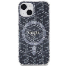 GUESS dėklas, skirtas IPHONE 15 Plus, suderinamas su MagSafe GUHMP15MHGCUSTGK (IML GCUBE), juodas GUESS dėklas, skirtas IPHONE 15 Plus, suderinamas su MagSafe GUHMP15MHGCUSTGK (IML GCUBE), juodas
