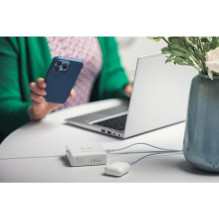 Multifunction charger Forcell F-Energy 4in1 2 x USB A + USB C 15W + power bank 8000mAh + wireless charging white Multifunction charger Forcell F-Energy 4in1 2 x USB A + USB C 15W + power bank 8000mAh + wireless charging white