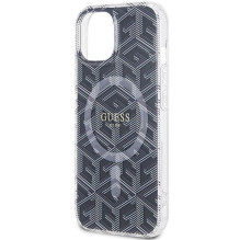 GUESS case for IPHONE 15 Plus compatible with MagSafe GUHMP15MHGCUSTGK (IML GCUBE) black GUESS case for IPHONE 15 Plus compatible with MagSafe GUHMP15MHGCUSTGK (IML GCUBE) black