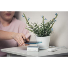 Multifunction charger Forcell F-Energy 4in1 2 x USB A + USB C 15W + power bank 8000mAh + wireless charging white Multifunction charger Forcell F-Energy 4in1 2 x USB A + USB C 15W + power bank 8000mAh + wireless charging white