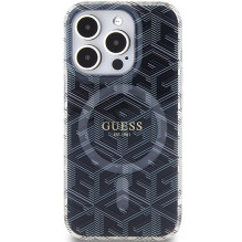 GUESS dėklas, skirtas IPHONE 15 Pro Max, suderinamas su MagSafe GUHMP15XHGCUSTGK (IML GCUBE), juodas GUESS dėklas, skirtas IPHONE 15 Pro Max, suderinamas su MagSafe GUHMP15XHGCUSTGK (IML GCUBE), juodas