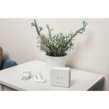 Multifunction charger Forcell F-Energy 4in1 2 x USB A + USB C 15W + power bank 8000mAh + wireless charging white Multifunction charger Forcell F-Energy 4in1 2 x USB A + USB C 15W + power bank 8000mAh + wireless charging white