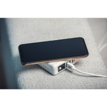Daugiafunkcis įkroviklis Forcell F-Energy 4in1 2 x USB A + USB C 15W + išorinė baterija 8000mAh + belaidis įkrovimas, ba Daugiafunkcis įkroviklis Forcell F-Energy 4in1 2 x USB A + USB C 15W + išorinė baterija 8000mAh + belaidis įkrovimas, ba