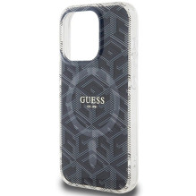 GUESS dėklas, skirtas IPHONE 15 Pro Max, suderinamas su MagSafe GUHMP15XHGCUSTGK (IML GCUBE), juodas GUESS dėklas, skirtas IPHONE 15 Pro Max, suderinamas su MagSafe GUHMP15XHGCUSTGK (IML GCUBE), juodas