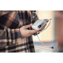 Multifunction charger Forcell F-Energy 4in1 2 x USB A + USB C 15W + power bank 8000mAh + wireless charging white Multifunction charger Forcell F-Energy 4in1 2 x USB A + USB C 15W + power bank 8000mAh + wireless charging white