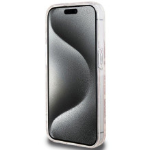 GUESS dėklas, skirtas IPHONE 15 Pro Max, suderinamas su MagSafe GUHMP15XHGCUSTGP (IML GCUBE), rožinis GUESS dėklas, skirtas IPHONE 15 Pro Max, suderinamas su MagSafe GUHMP15XHGCUSTGP (IML GCUBE), rožinis