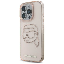 KARL LAGERFELD dėklas, skirtas IPHONE 16 Pro KLHCP16LHKHDCELP (IML su cirkoniais SK galvute), rožinis KARL LAGERFELD dėklas, skirtas IPHONE 16 Pro KLHCP16LHKHDCELP (IML su cirkoniais SK galvute), rožinis