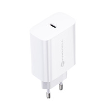 Telefono įkroviklis Forcell F-Energy USB C QC4.0 PD 3A 25W TFK-TC-25WPD baltas