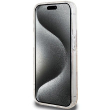 GUESS dėklas, skirtas IPHONE 15 Pro, suderinamas su MagSafe GUHMP15LHGCUSTGW (IML GCUBE), rudas GUESS dėklas, skirtas IPHONE 15 Pro, suderinamas su MagSafe GUHMP15LHGCUSTGW (IML GCUBE), rudas