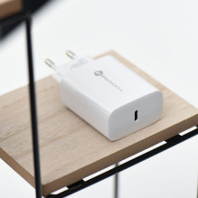 Telefono įkroviklis Forcell F-Energy USB C QC4.0 PD 3A 25W TFK-TC-25WPD baltas