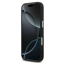 GUESS case for IPHONE 17 Pro Max GUHCP17XP4G4SMCK (PU W / Big 4G Classic Logo) silver black
