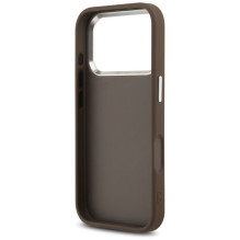 GUESS case for IPHONE 17 Pro GUHCP17LP4G4SMCW (4G PU Leather Case with Big 4G and Classic Logo and Silver Metal Camera F