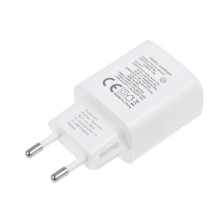 Telefono įkroviklis Forcell F-Energy USB C + USB A QC4.0 PD 3A 30W TFK-TC-30WPD baltas
