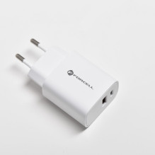 Telefono įkroviklis Forcell F-Energy USB C + USB A QC4.0 PD 3A 30W TFK-TC-30WPD baltas