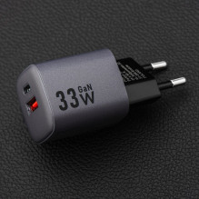 Phone charger Forcell F-Energy GaN USB C + USB A QC4.0 PD 3A 33W VT-31 gray Phone charger Forcell F-Energy GaN USB C + USB A QC4.0 PD 3A 33W VT-31 gray
