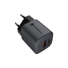 Phone charger Forcell F-Energy GaN USB C + USB A QC4.0 PD 3A 33W VT-31 gray Phone charger Forcell F-Energy GaN USB C + USB A QC4.0 PD 3A 33W VT-31 gray