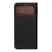 iPhone 17 PRO MAX Smart Pro Book odinis atverčiamas dėklas, juodas iPhone 17 PRO MAX Smart Pro Book odinis atverčiamas dėklas, juodas