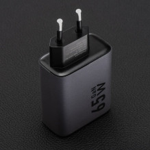 Phone charger Forcell F-Energy GaN 2 x USB C + USB A QC4.0 PD 4A 65W VT-42B gray Phone charger Forcell F-Energy GaN 2 x USB C + USB A QC4.0 PD 4A 65W VT-42B gray