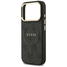 GUESS case for IPHONE 17 Pro compatible with MagSafe GUHMP17LP4MSEGCK (PU 4G W / Classic) black GUESS case for IPHONE 17 Pro compatible with MagSafe GUHMP17LP4MSEGCK (PU 4G W / Classic) black