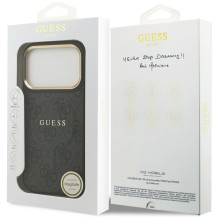 GUESS case for IPHONE 17 Pro compatible with MagSafe GUHMP17LP4MSEGCK (PU 4G W / Classic) black GUESS case for IPHONE 17 Pro compatible with MagSafe GUHMP17LP4MSEGCK (PU 4G W / Classic) black
