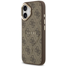GUESS case for IPHONE 17 compatible with MagSafe GUHMP17SP4MSEGCW (PU 4G W / Classic) brown