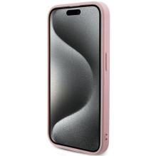 GUESS case for IPHONE 14 Pro GUHCP14LPSAIRSP (Saffiano Iridescent Script) pink GUESS case for IPHONE 14 Pro GUHCP14LPSAIRSP (Saffiano Iridescent Script) pink