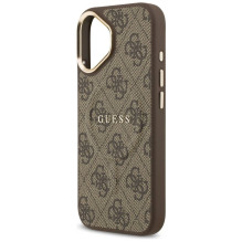 GUESS case for IPHONE 17 compatible with MagSafe GUHMP17SP4MSEGCW (PU 4G W / Classic) brown