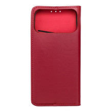 iPhone 17 PRO MAX Smart Pro Book odinis bordo spalvos atverčiamas dėklas iPhone 17 PRO MAX Smart Pro Book odinis bordo spalvos atverčiamas dėklas
