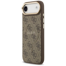 GUESS case for IPHONE 17 Air compatible with MagSafe GUHMP17MP4MSEGCW (PU 4G W / Classic) brown