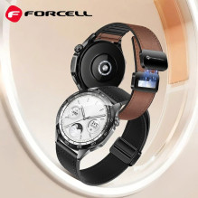 Strap to Samsung Galaxy Watch Forcell F-Design FS20 magnetic eco-friendly leather 20 mm black Strap to Samsung Galaxy Watch Forcell F-Design FS20 magnetic eco-friendly leather 20 mm black