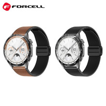Strap to Samsung Galaxy Watch Forcell F-Design FS20 magnetic eco-friendly leather 20 mm black Strap to Samsung Galaxy Watch Forcell F-Design FS20 magnetic eco-friendly leather 20 mm black