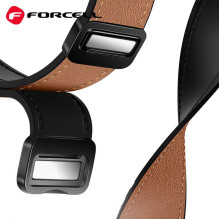 Strap to Samsung Galaxy Watch Forcell F-Design FS20 magnetic eco-friendly leather 20 mm brown Strap to Samsung Galaxy Watch Forcell F-Design FS20 magnetic eco-friendly leather 20 mm brown