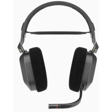 Belaidės ausinės ant ausų Corsair HS80, juoda