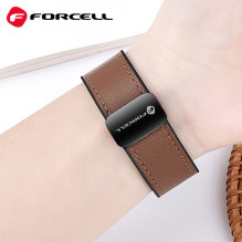 Strap to Samsung Galaxy Watch Forcell F-Design FS20 magnetic eco-friendly leather 22 mm brown Strap to Samsung Galaxy Watch Forcell F-Design FS20 magnetic eco-friendly leather 22 mm brown