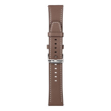 Dirželis „Samsung Galaxy Watch Forcell F-Design FS21“ su skylutėmis, ekologiška oda, 20 mm, rudas