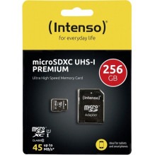 KORTELĖ ATMINTIES INTENSO MICRO SDXC 256 GB