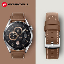 Strap to Samsung Galaxy Watch Forcell F-Design FS21 holes eco-friendly leather 22 mm brown Strap to Samsung Galaxy Watch Forcell F-Design FS21 holes eco-friendly leather 22 mm brown