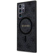 GUESS case for SAMSUNG S24 Ultra compatible with MagSafe GUHMS24LG4GFRK (4G Ring classic logo) black GUESS case for SAMSUNG S24 Ultra compatible with MagSafe GUHMS24LG4GFRK (4G Ring classic logo) black